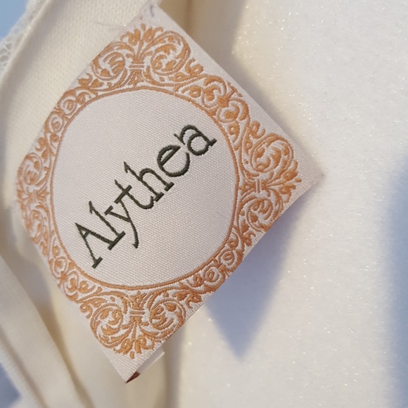 Alythea Cream Dress with Lace on Top Size Small - Picture 4 of 5